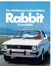 1983 VW Rabbit Convertible Wolfsburg Edition