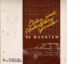 1984 VW Quantum Colors