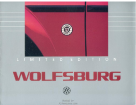 1985 VW Wolfsburg Editions