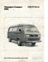1987 VW Vanagon Westfalia