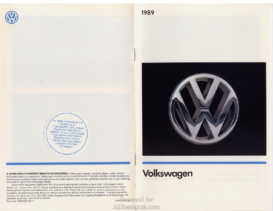 1989 VW Range