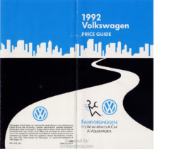 1992 VW Price Guide