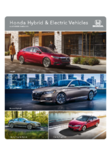2020 Honda Hybrid Electric Vehicles