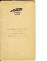 1916 National Highway Twelve Booklet