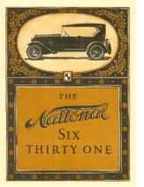1923 National Six Thirty One Catalogue B