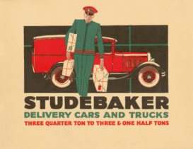 1929 Studebaker Delivery Vehicles