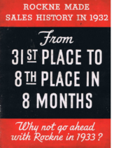 1933 Studebaker Rockne Dealer Booklet