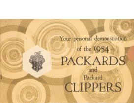 1954 Packard Personal Demo Mailer