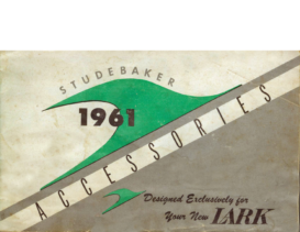 1961 Studebaker Lark Accessories Booklet