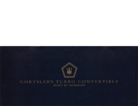 1987 Chrysler TC