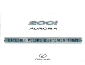 2001 Oldsmobile Aurora Colors