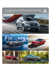2021 Honda Hybrid Electrified Vehicles