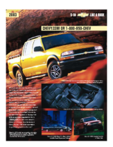 2003 Chevrolet S10 Spec Sheet