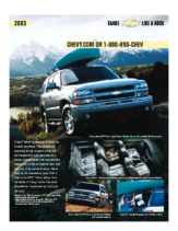 2003 Chevrolet Tahoe Spec Sheet