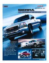 2003 GMC Sierra Spec Sheet