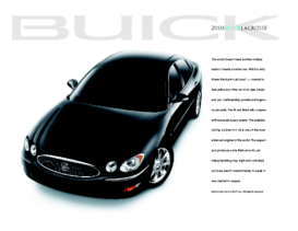 2006 Buick Lacross Spec Sheet