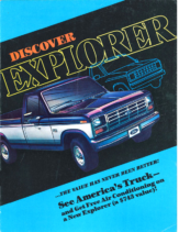 1985 Ford Discover Explorer Mailer