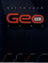 1990 Geo Full Line