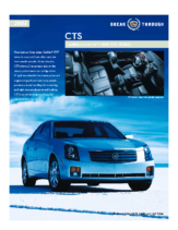 2003 Cadillac CTS Spec Sheet