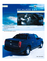 2003 Cadillac Escalade EXT Spec Sheet