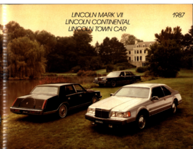 1987 Lincoln Full Line CN