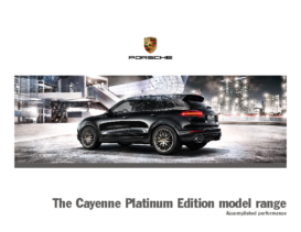 2016 Porsche Cayenne Platinum