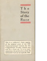 1909 Ford The Story Of The Race