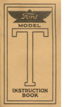 1913 Ford Model T Instruction Book