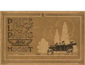 1914 Ford Model T Parts List (Apr)