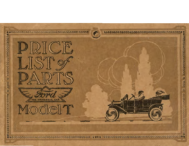 1914 Ford Model T Parts List CN
