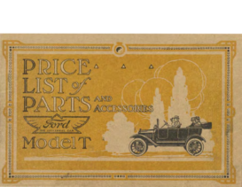 1917 Ford Parts List (Jul)