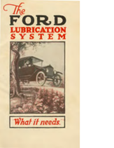 1923 Ford Lubrication Systems