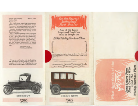 1926 Ford Purchase Plan Letters