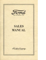 1926 Ford Sales Manual