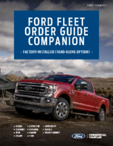 2020 Ford Fleet Order Guide Companion