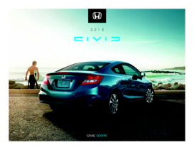 2013 Honda Civic Coupe Fact Sheet