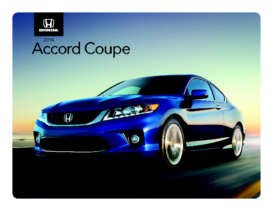 2014 Honda Accord Coupe Spec Sheet