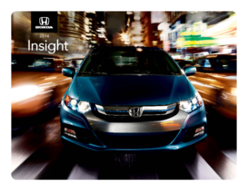 2014 Honda Insight Hybrid Spec Sheet