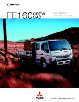 2012 Mitsubishi Fuso Canter FE160 Crew Cab Spec Sheet