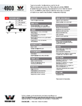 2014 Western Star 4900 XD Tech Sheet