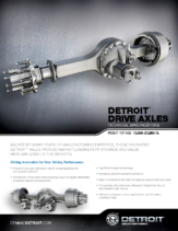2017 Western Star Detroit Drive Axle Spec Sheet