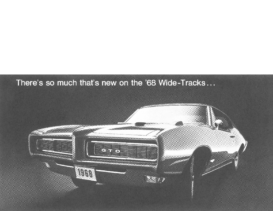 1968 Pontiac New Features Catalog