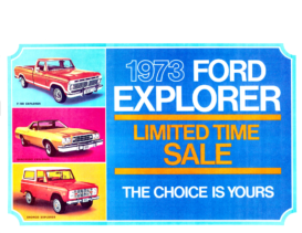 1973 Ford Explorer Mailer