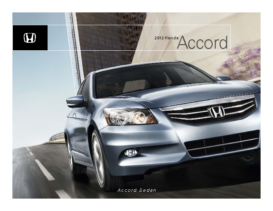 2012 Honda Accord Sedan Factsheet