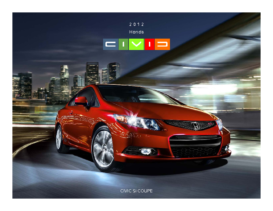 2012 Honda Civic SI Coupe Factsheet