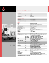 2000 Mitsubishi Fuso FE HD Specs