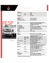 2001 Mitsubishi Fuso FE SP Specs