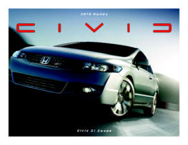 2010 Honda Civic SI Coupe Fact Sheet