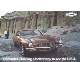 1972 Chevrolet Camaro Dealer Sheet