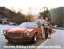 1972 Chevrolet Camaro Postcard